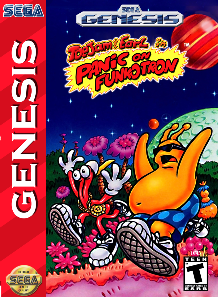 SEGA Genesis Toe Jam & Earl: Panic On Funkotron
