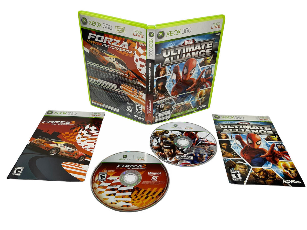Xbox 360 Marvel Ultimate Alliance & Forza 2