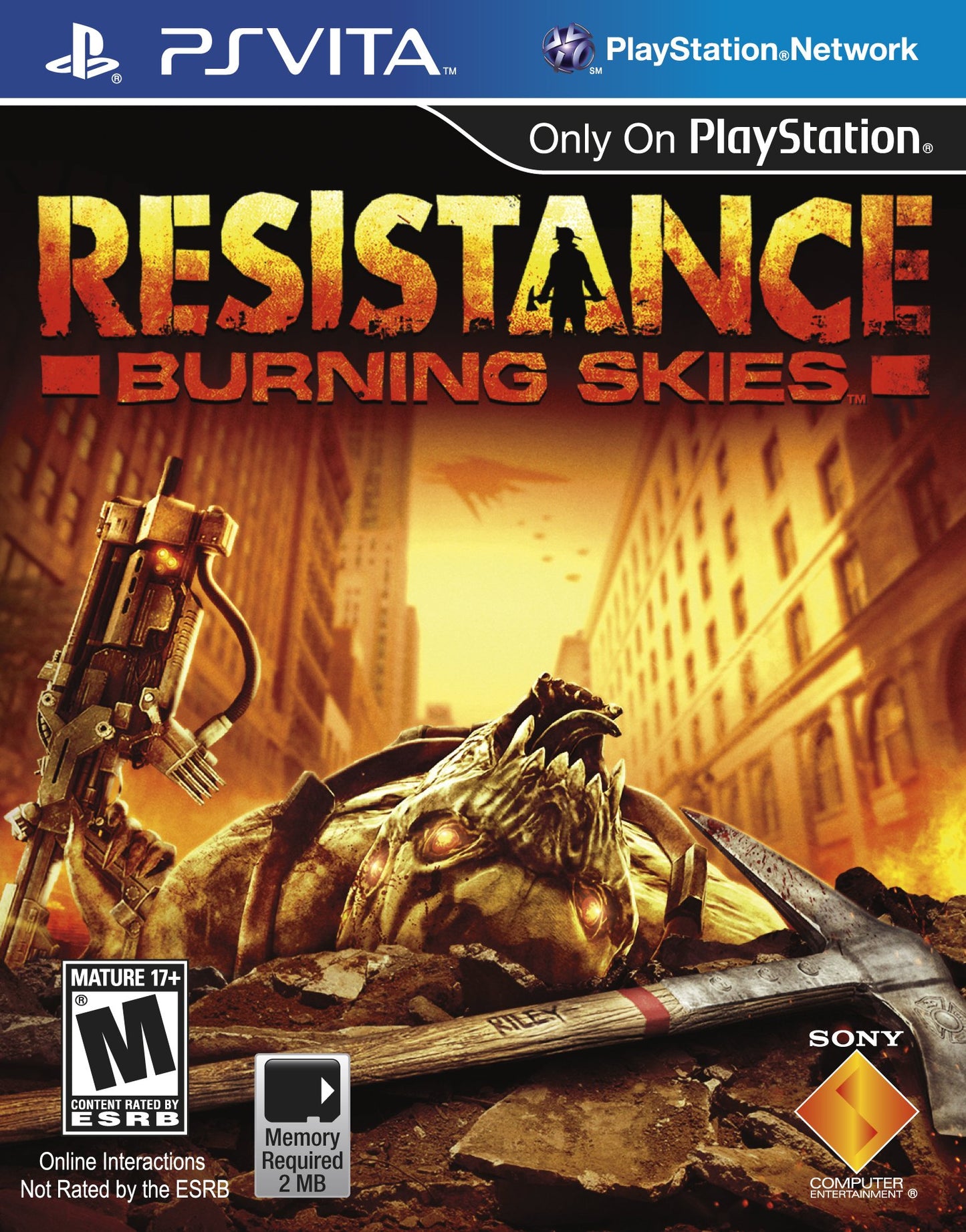 PS Vita Resistance: Burning Skies