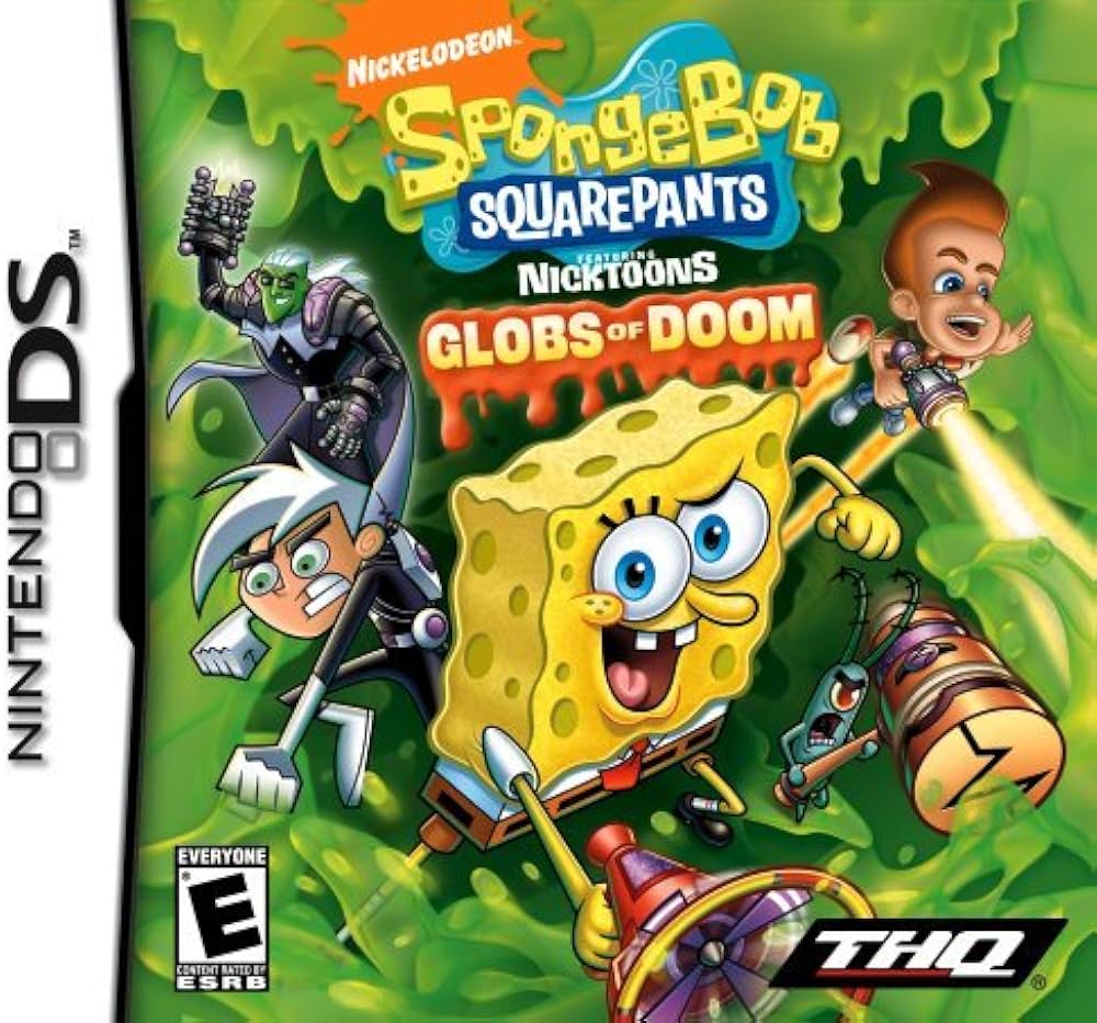 DS SpongeBob SquarePants Featuring Nicktoons Globs Of Doom