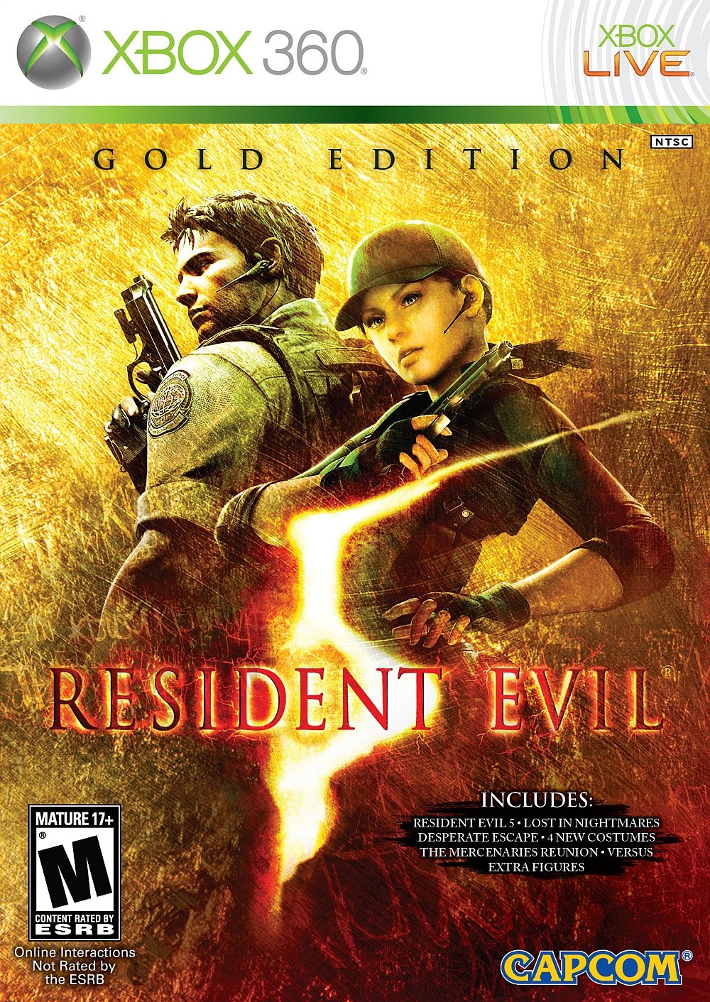 Xbox 360 Resident Evil 5 (Gold Edition)