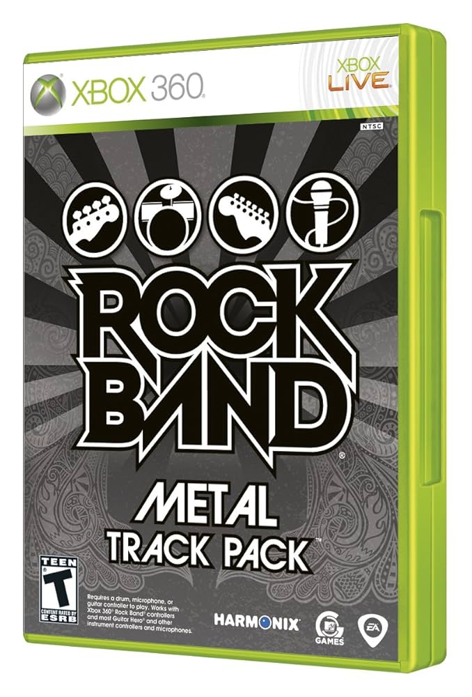 Xbox 360 Rockband Metal Track Pack