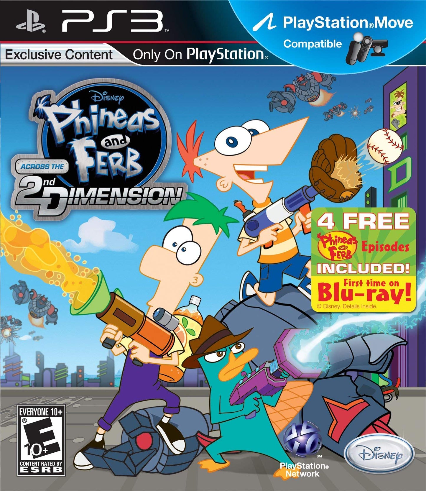 PS3 Phineas and Ferb: Across the 2nd Dimension