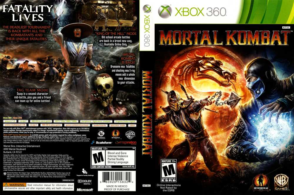 Xbox 360 Mortal Kombat