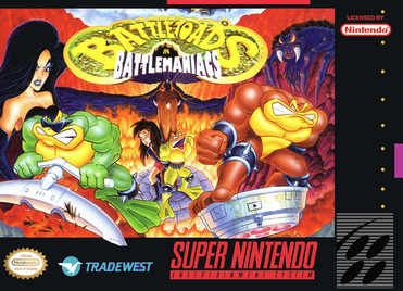 SNES Battletoads in Battlemaniacs