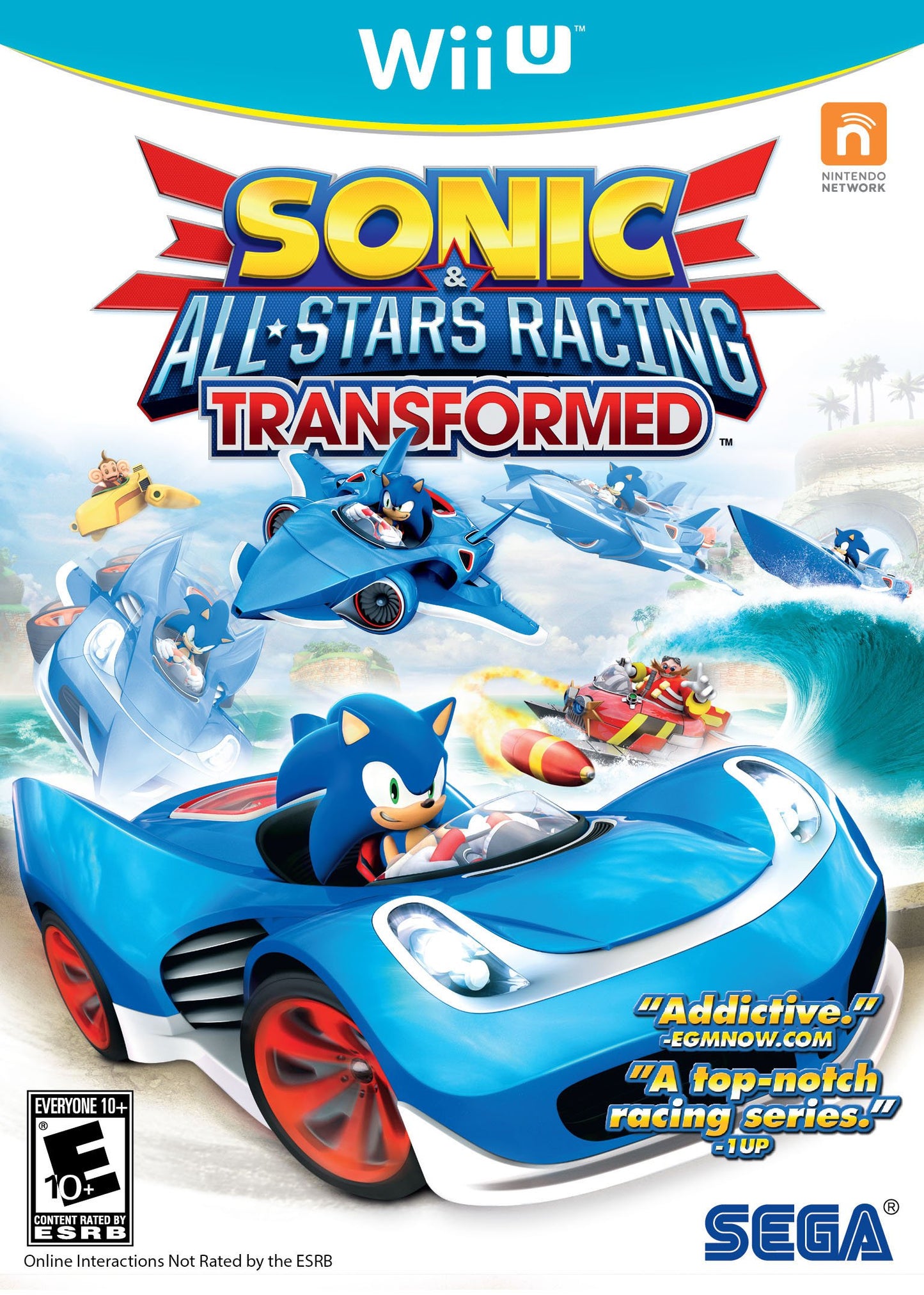 Wii U Sonic All Stars Racing Transformed