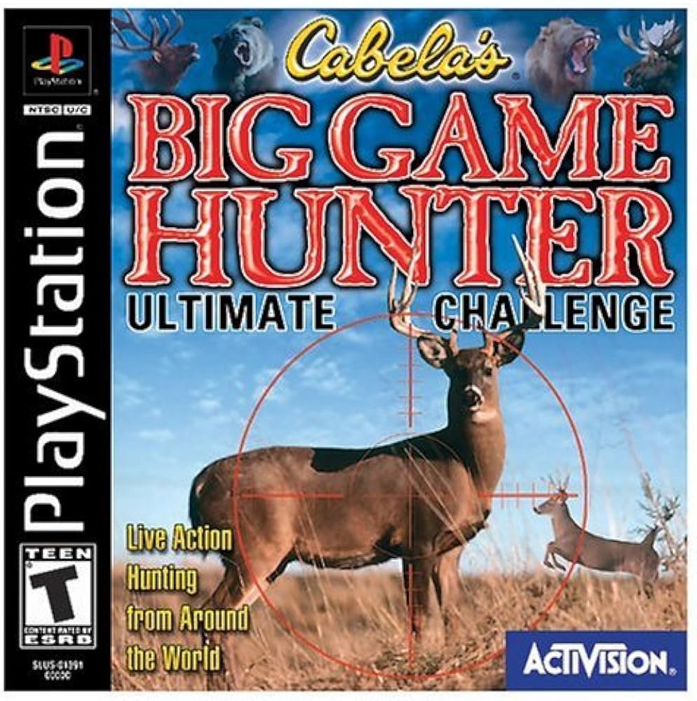 PS1 Cabela’s Big Game Hunter