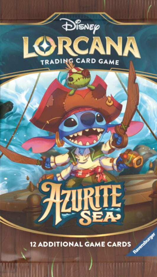 Lorcana Trading Card Game Azurite Sea Booster Pack