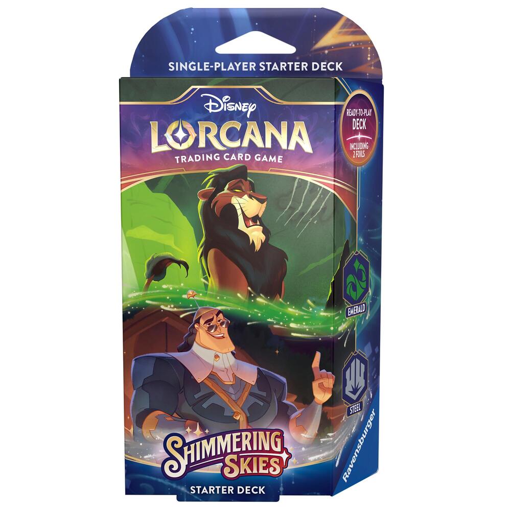 Lorcana Trading Card Game Shimmering Skies Starter Deck