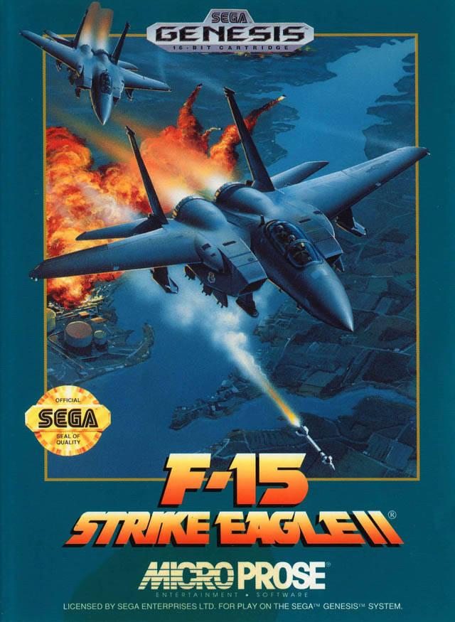SEGA Genesis F-15 Strike Eagle II