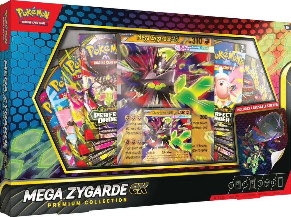 Pokémon Mega Evolution Perfect Order - Mega Zygarde Ex Box
