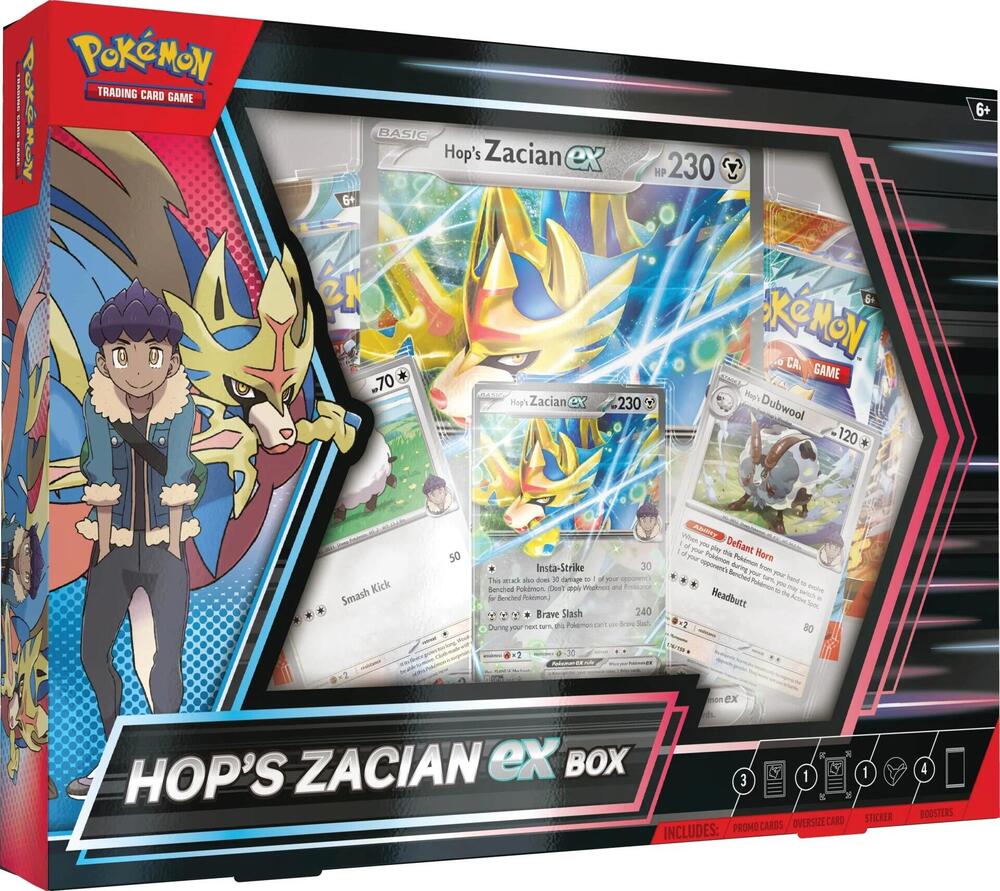 Pokémon Hops Zacian EX box