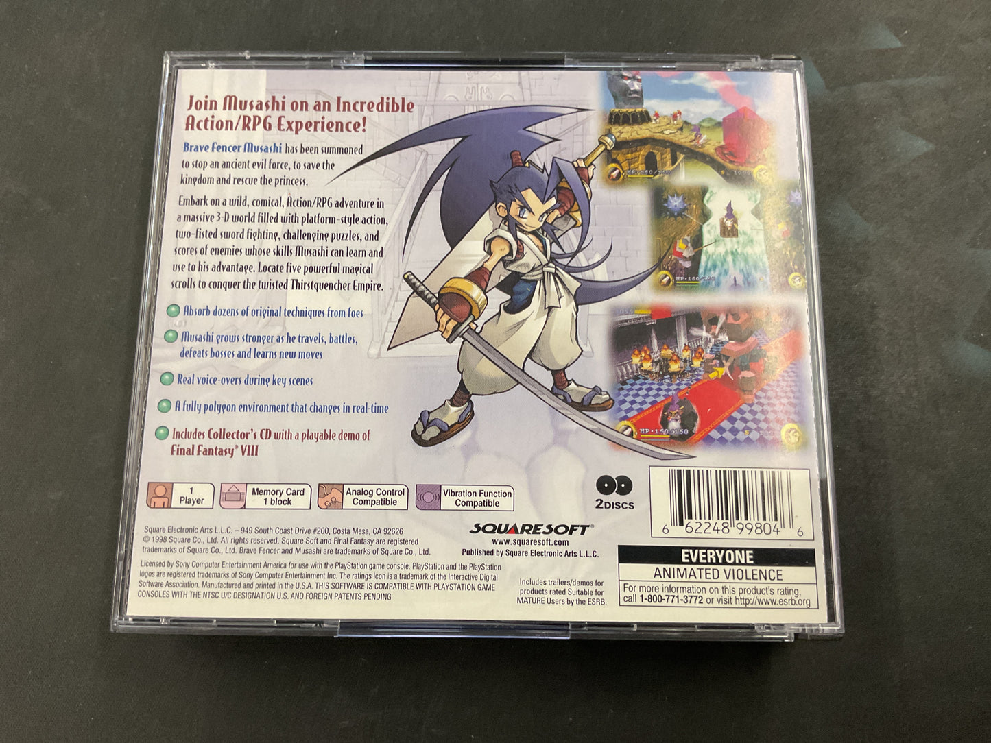 Ps1 Brave Fencer Musashi