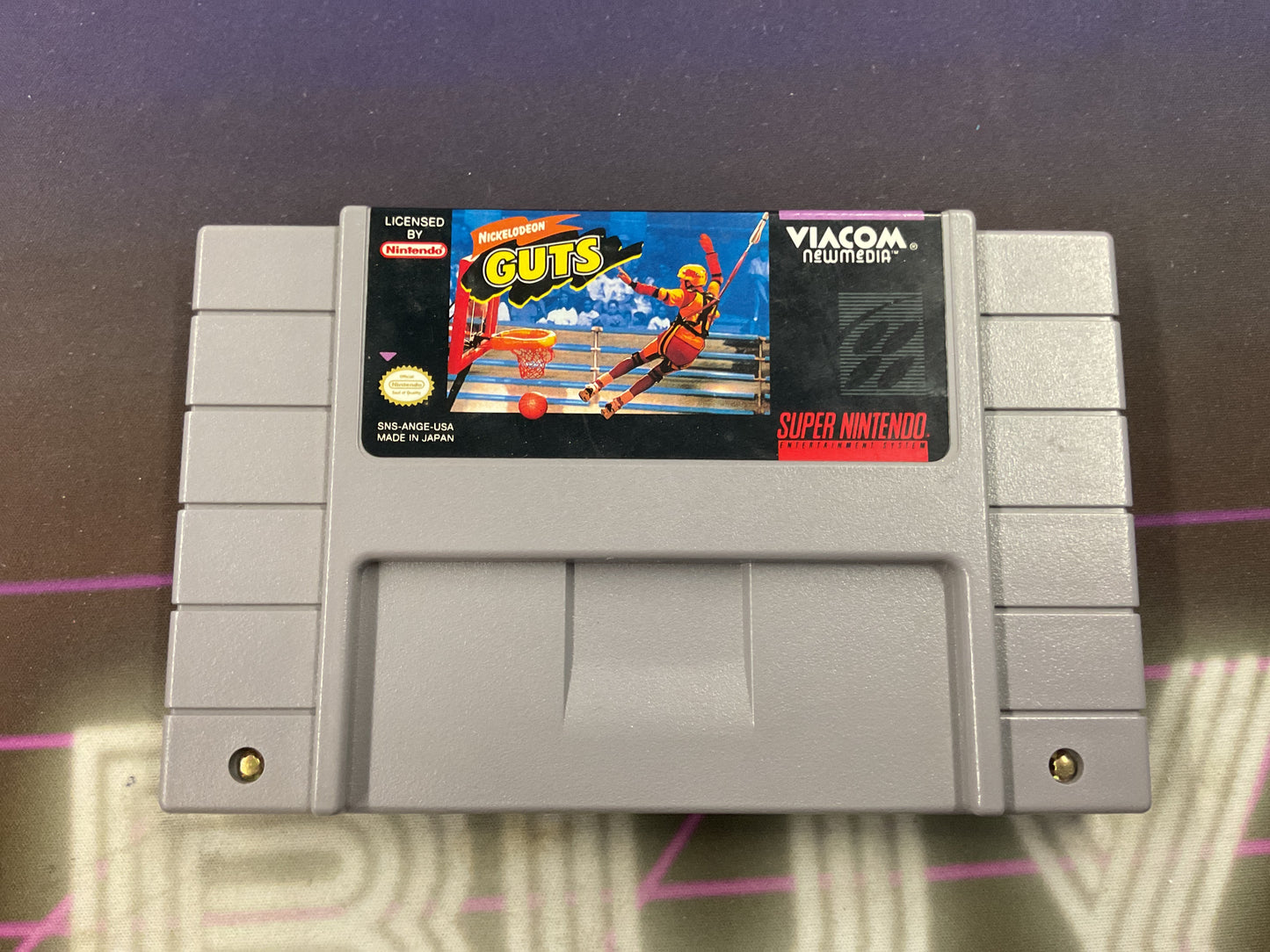 SNES Nickelodeon GUTS