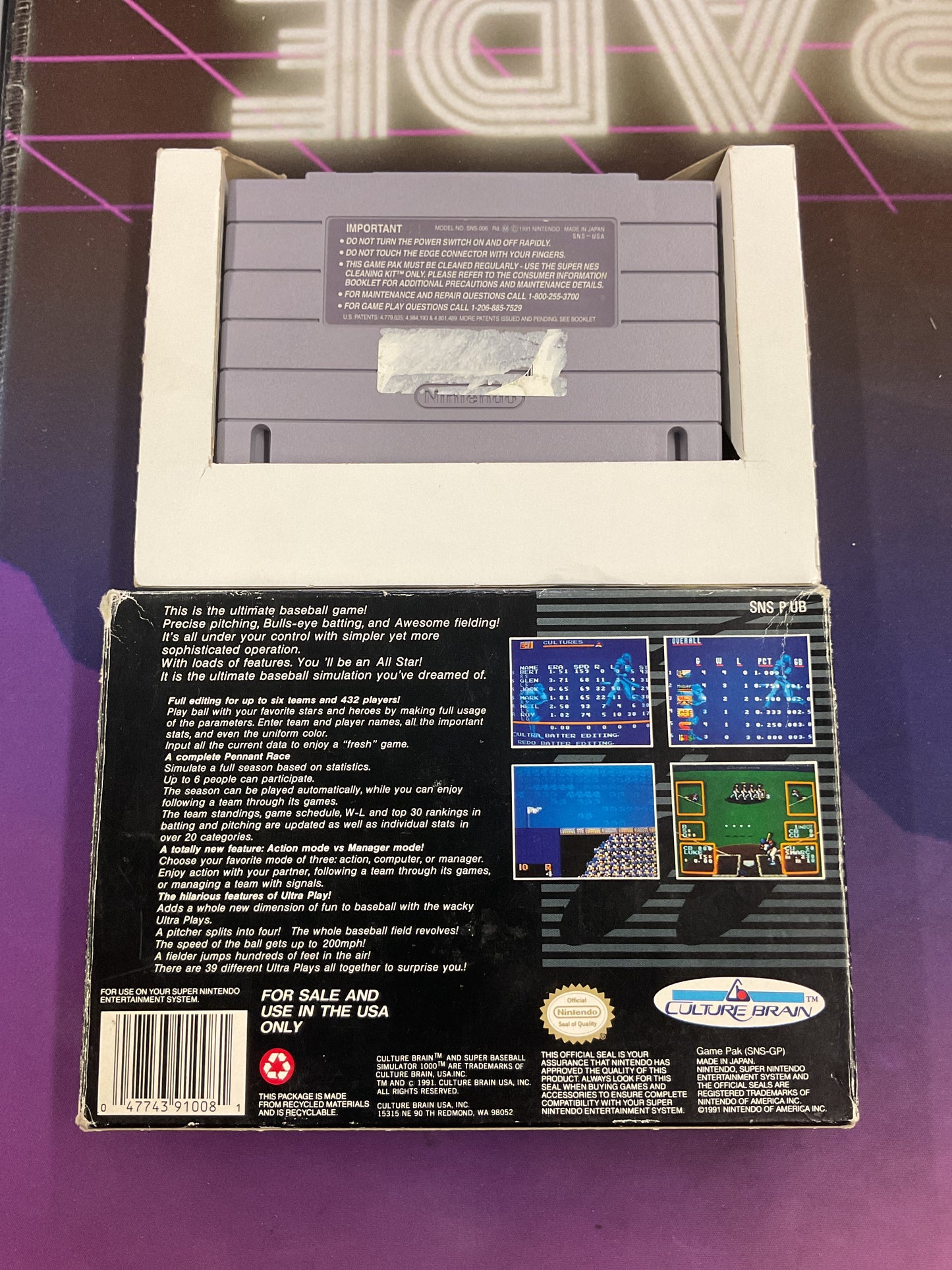 SNES Super Baseball Simulator 1.000