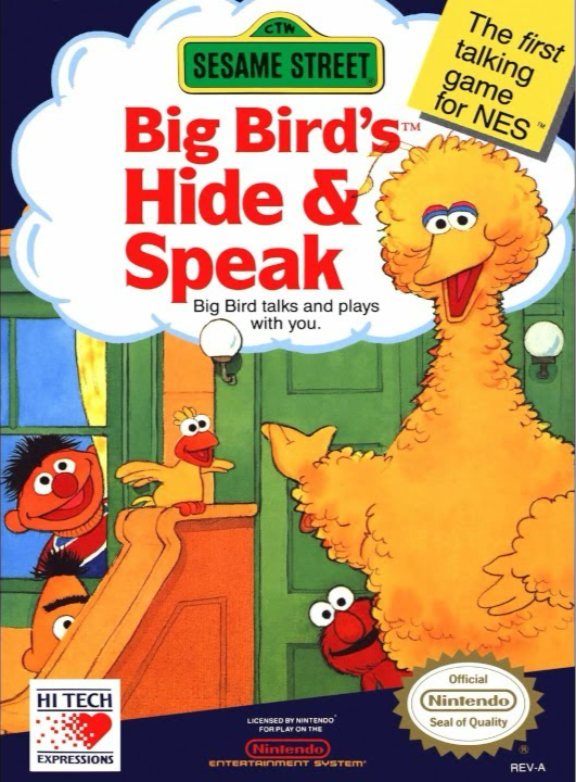 NES Sesame Street: Big Bird’s Hide & Speak