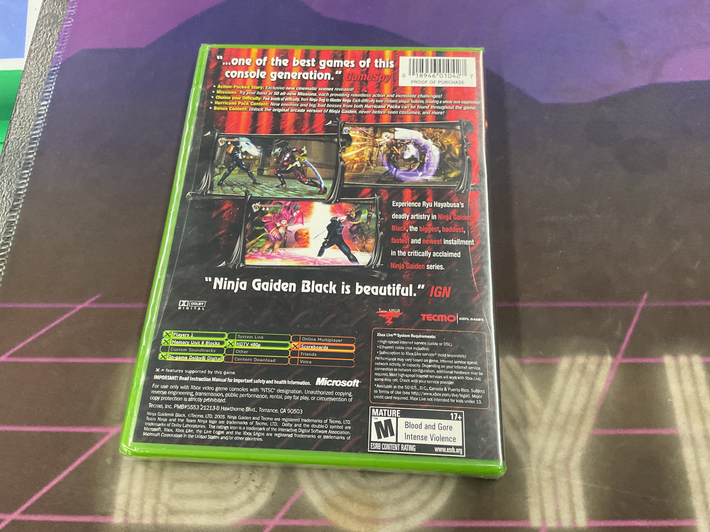 Xbox Ninja Gaiden Black