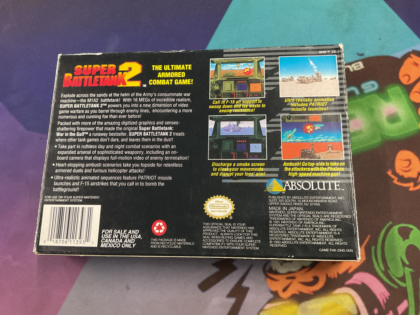 SNES Super Battletank 2