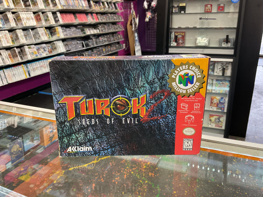 N64 Turok 2 Seeds of Evil *CIB*