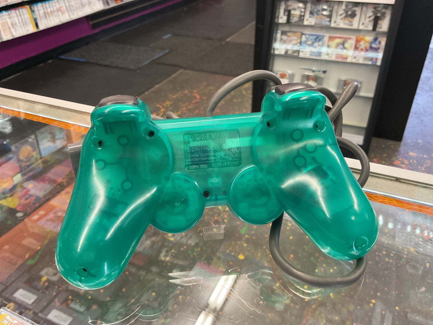 PS1 DualShock Controller OEM [Clear Green]