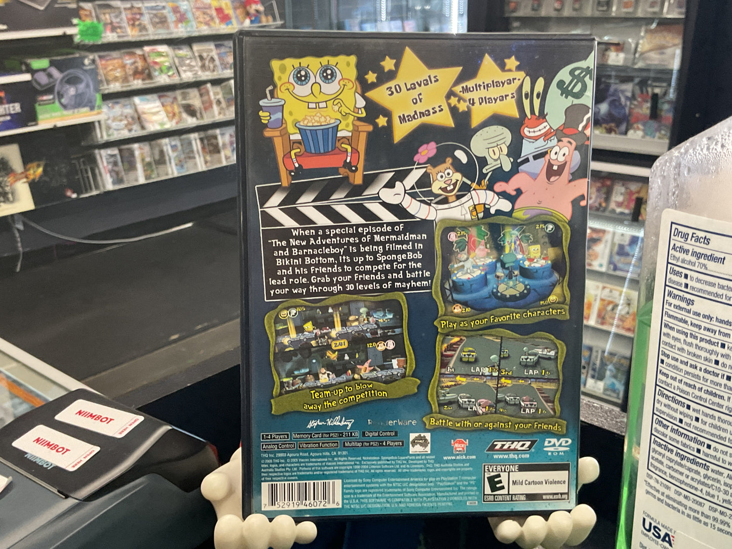 PS2 SpongeBob SquarePants: Lights, Camera, Pants!