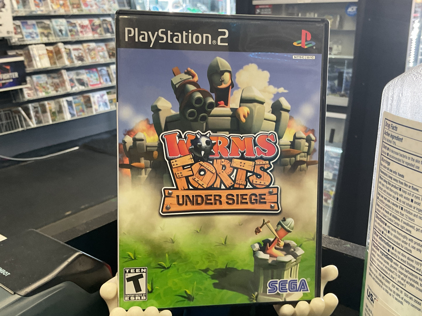 PS2 Worms Forts: Under Siege