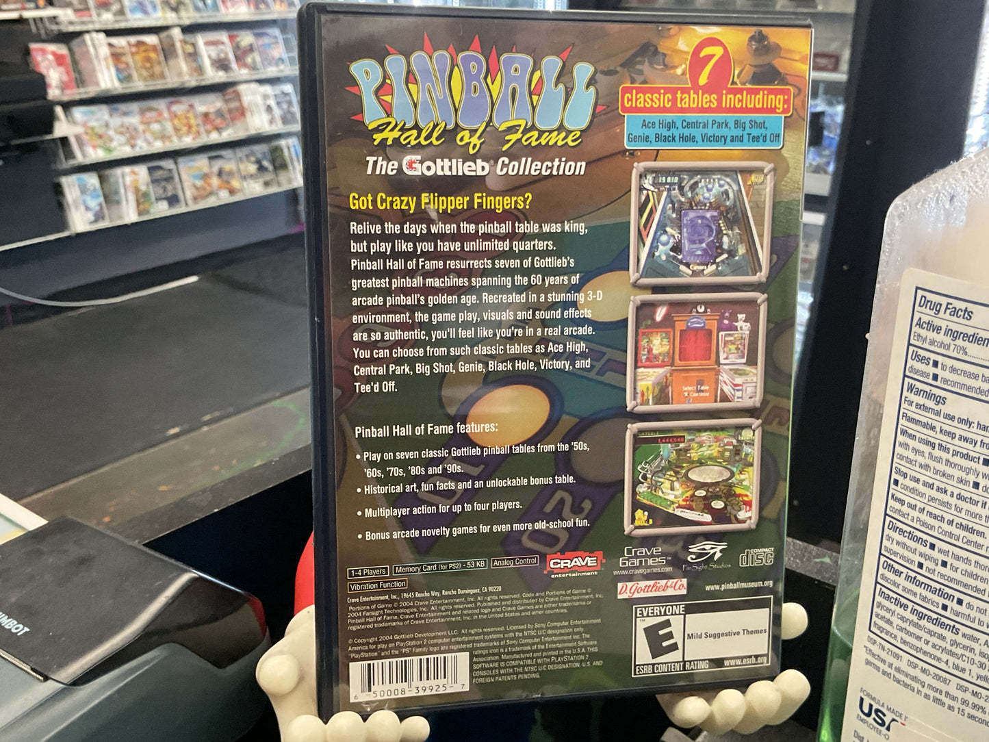 PS2 Pinball Hall of Fame The Gottlieb Collection