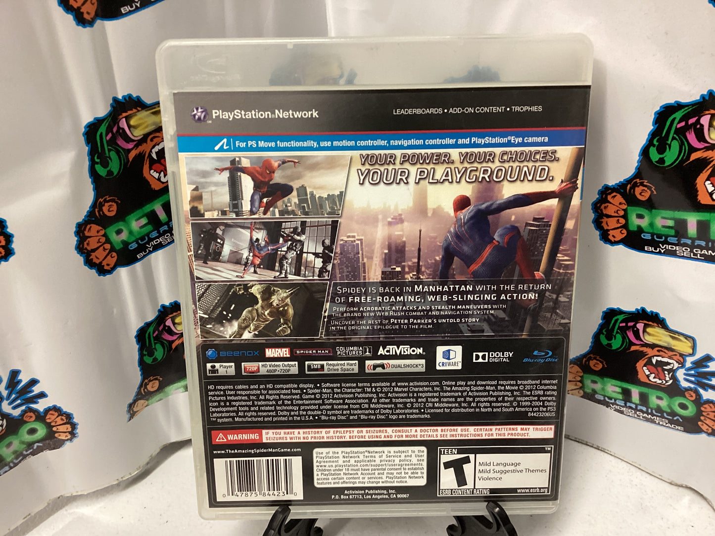 PS3 The Amazing Spider-Man