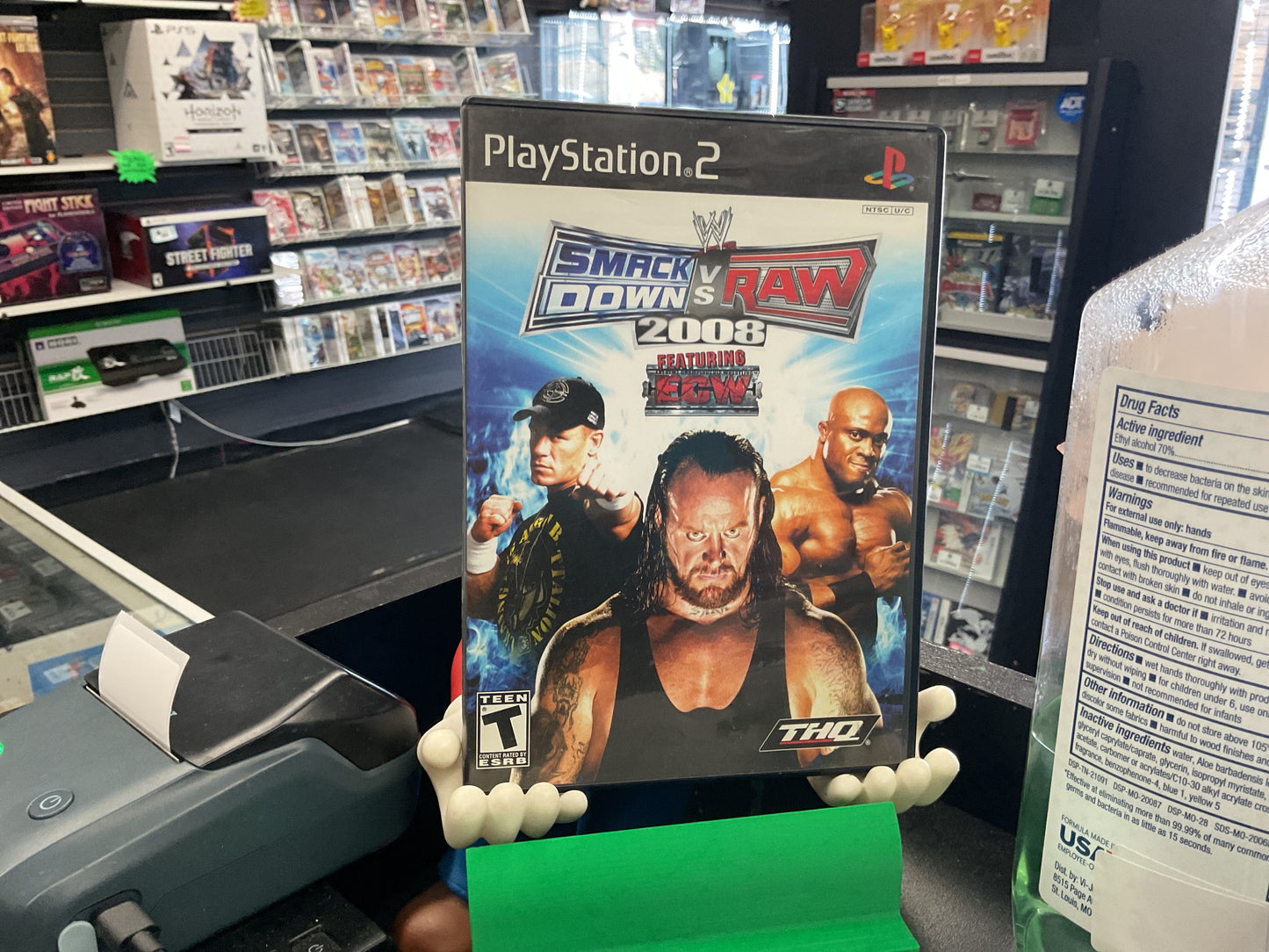 PS2 WWE Smackdown vs. RAW 2008