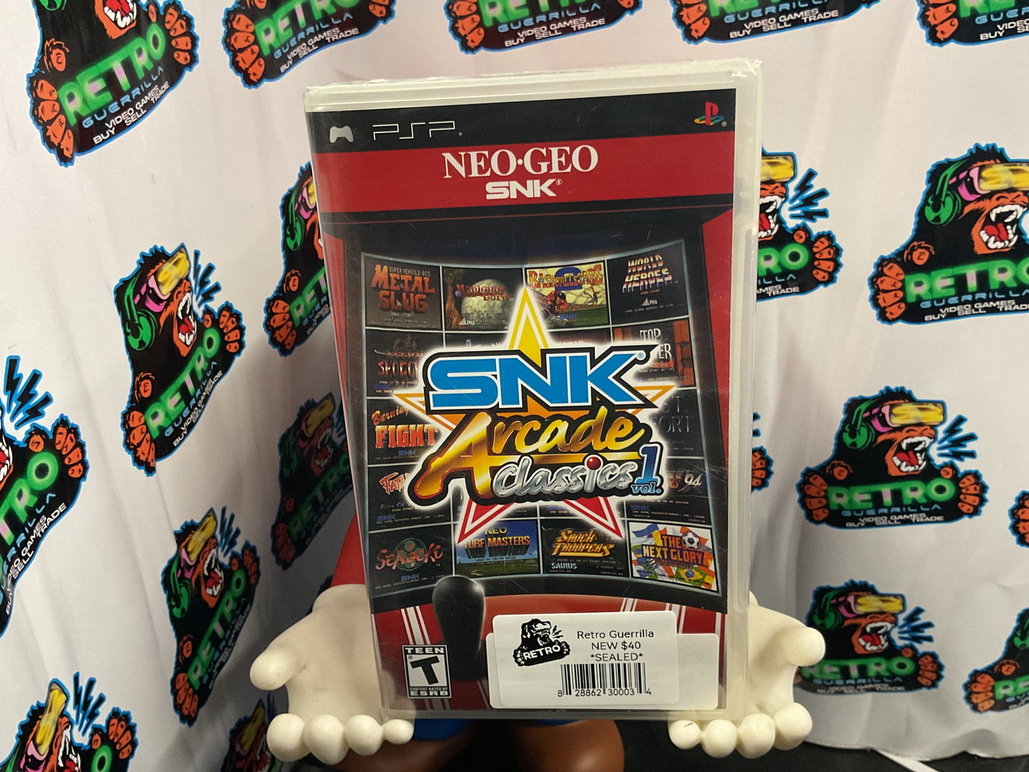 PSP SNK Arcade Classics Vol. 1 - NEW