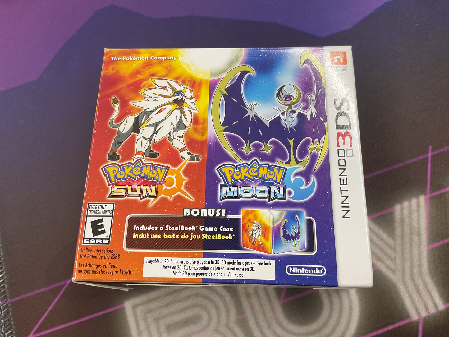 3DS Pokémon Sun & Moon Dual Pack (Steelbook Edition)