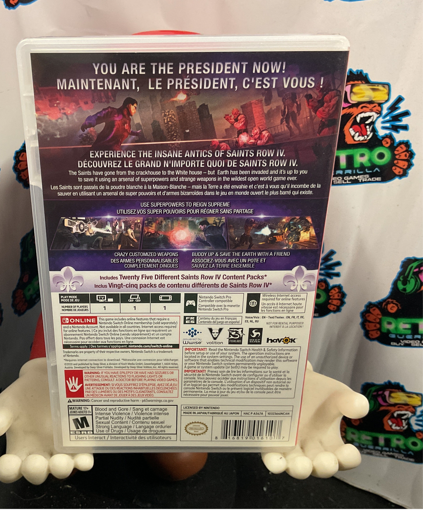 Switch Saints Row IV RE-ELECTED