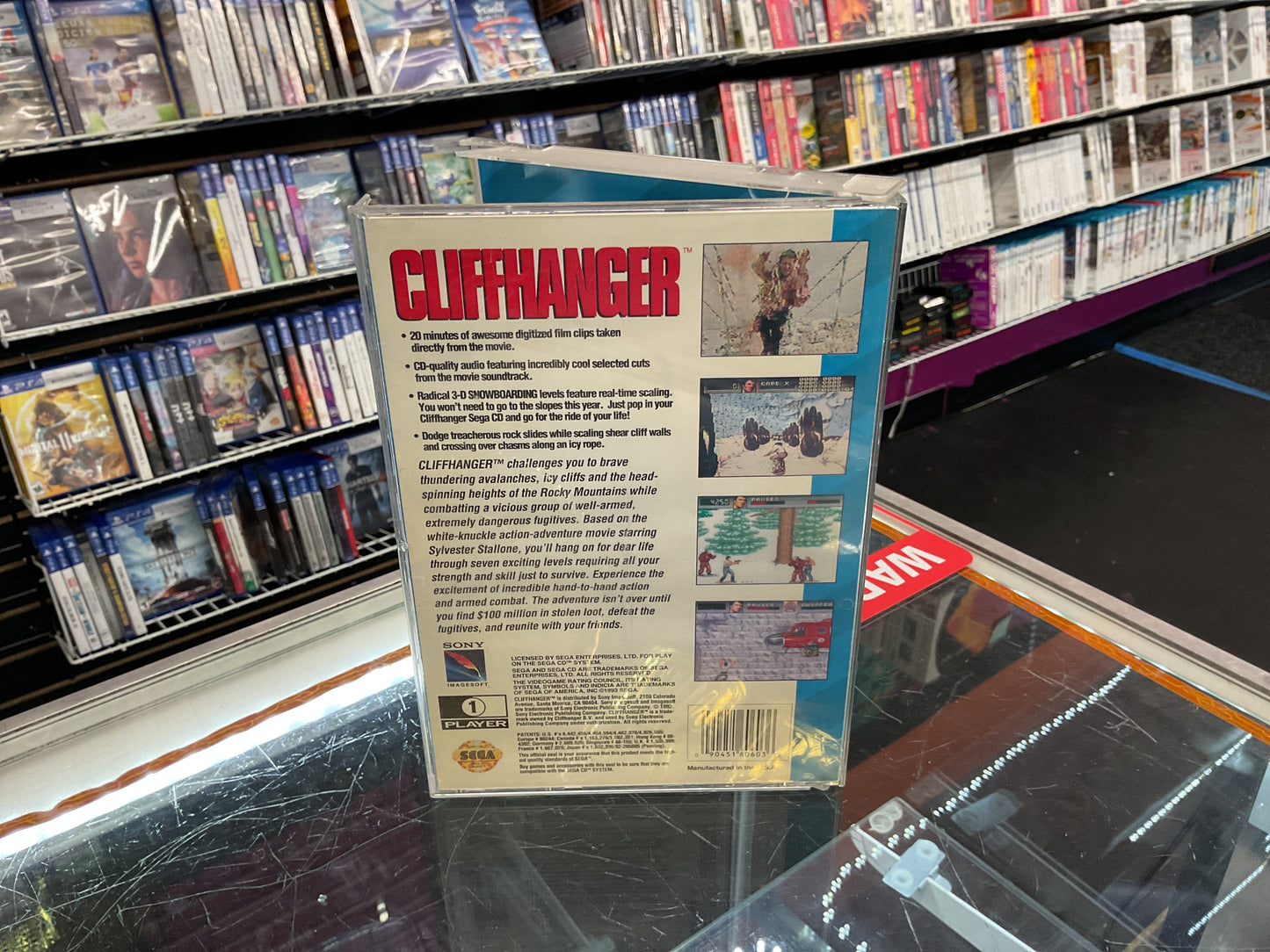 SEGA CD Cliffhanger