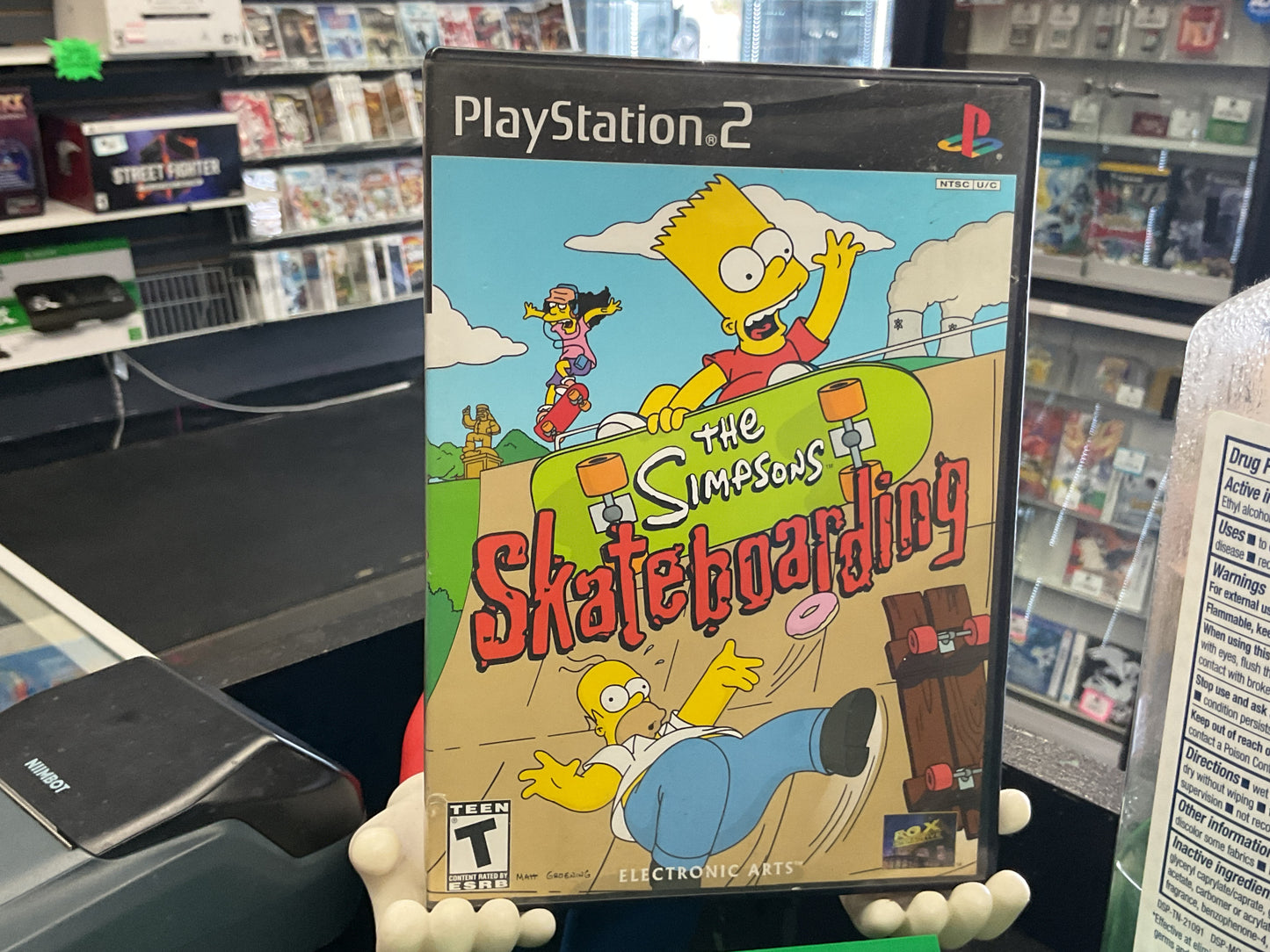 Ps2 The Simpsons Skateboarding
