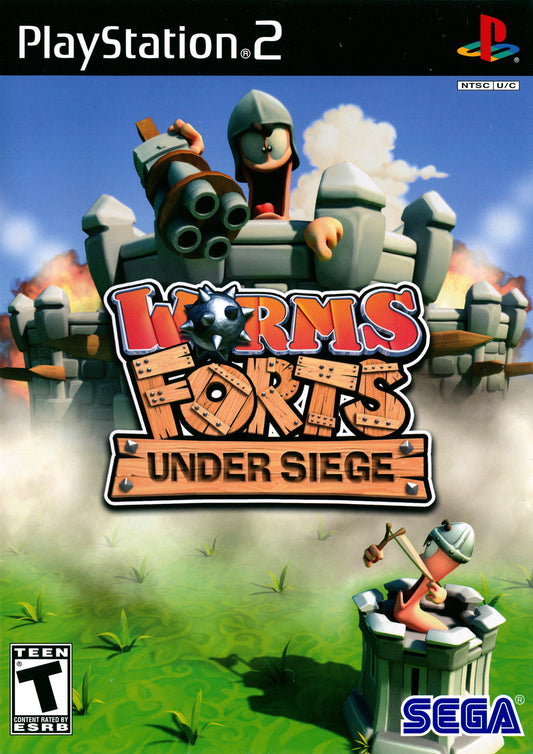 PS2 Worms Forts: Under Siege