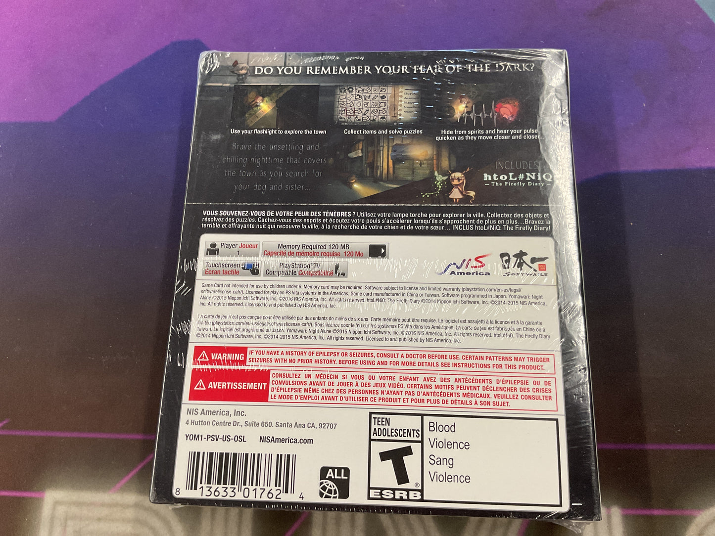 PS Vita Yomawari Night Alone & htol The Firefly Diary #NiQ