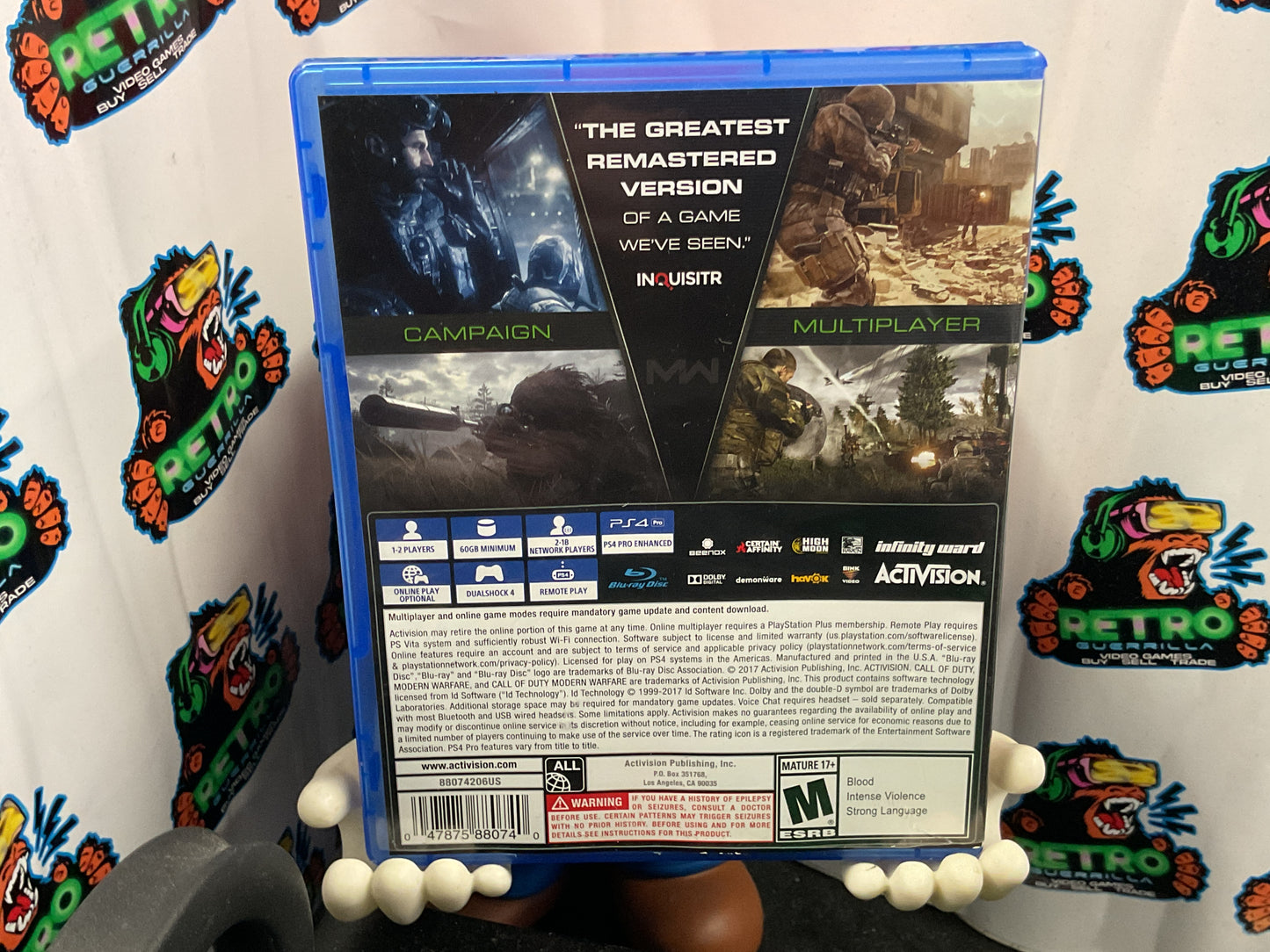 PS4 Call of Duty Modern Warfare Remastered