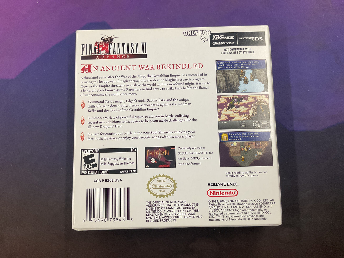 GBA Final Fantasy VI Advance