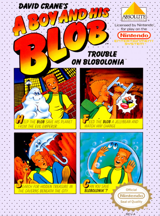 NES A Boy and His Blob: Trouble On Blobolonia