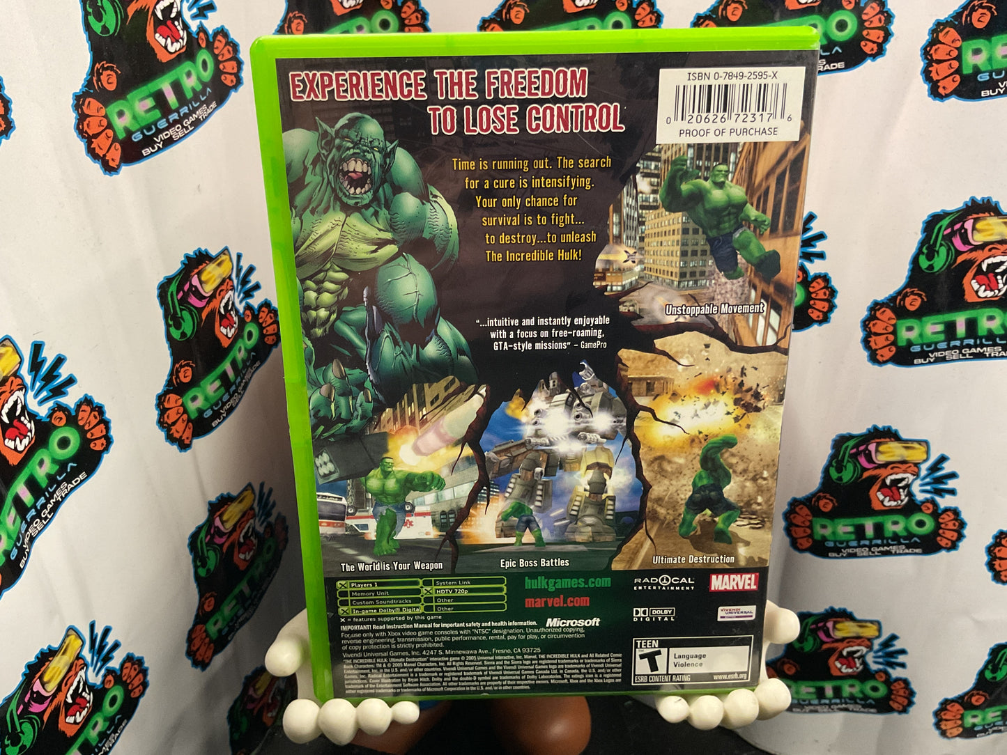 Xbox The Incredible Hulk Ultimate Destruction