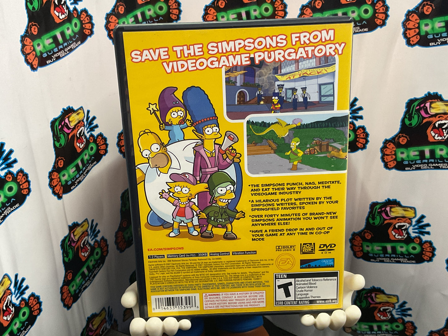 PS2 The Simpsons Game