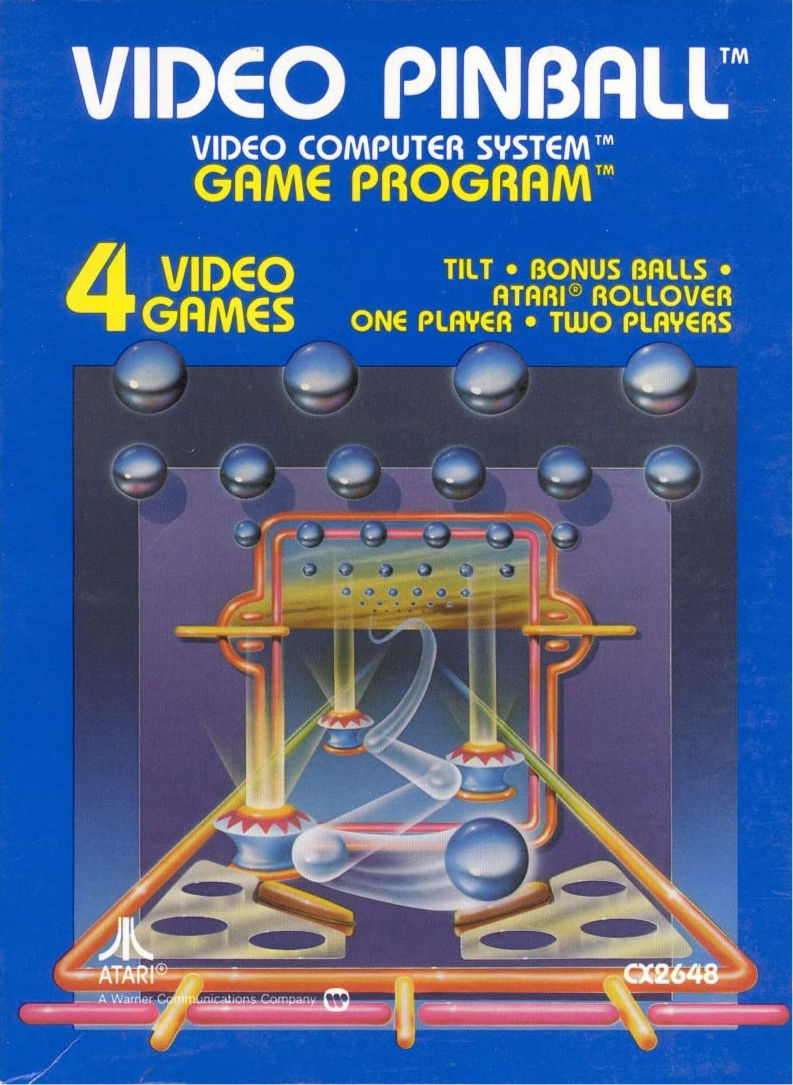 Atari 2600 Video Pinball