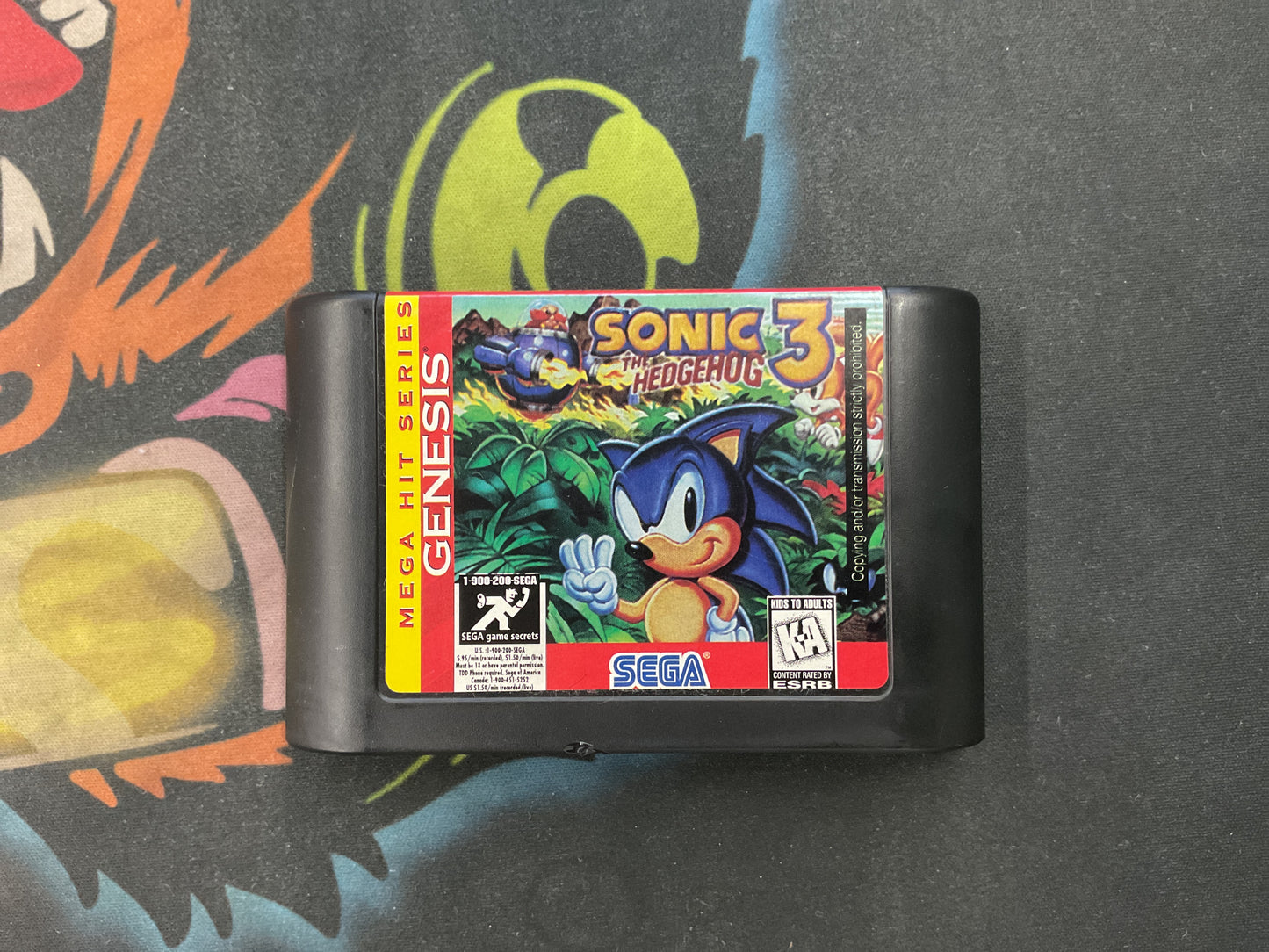 SEGA Genesis Sonic the Hedgehog 3