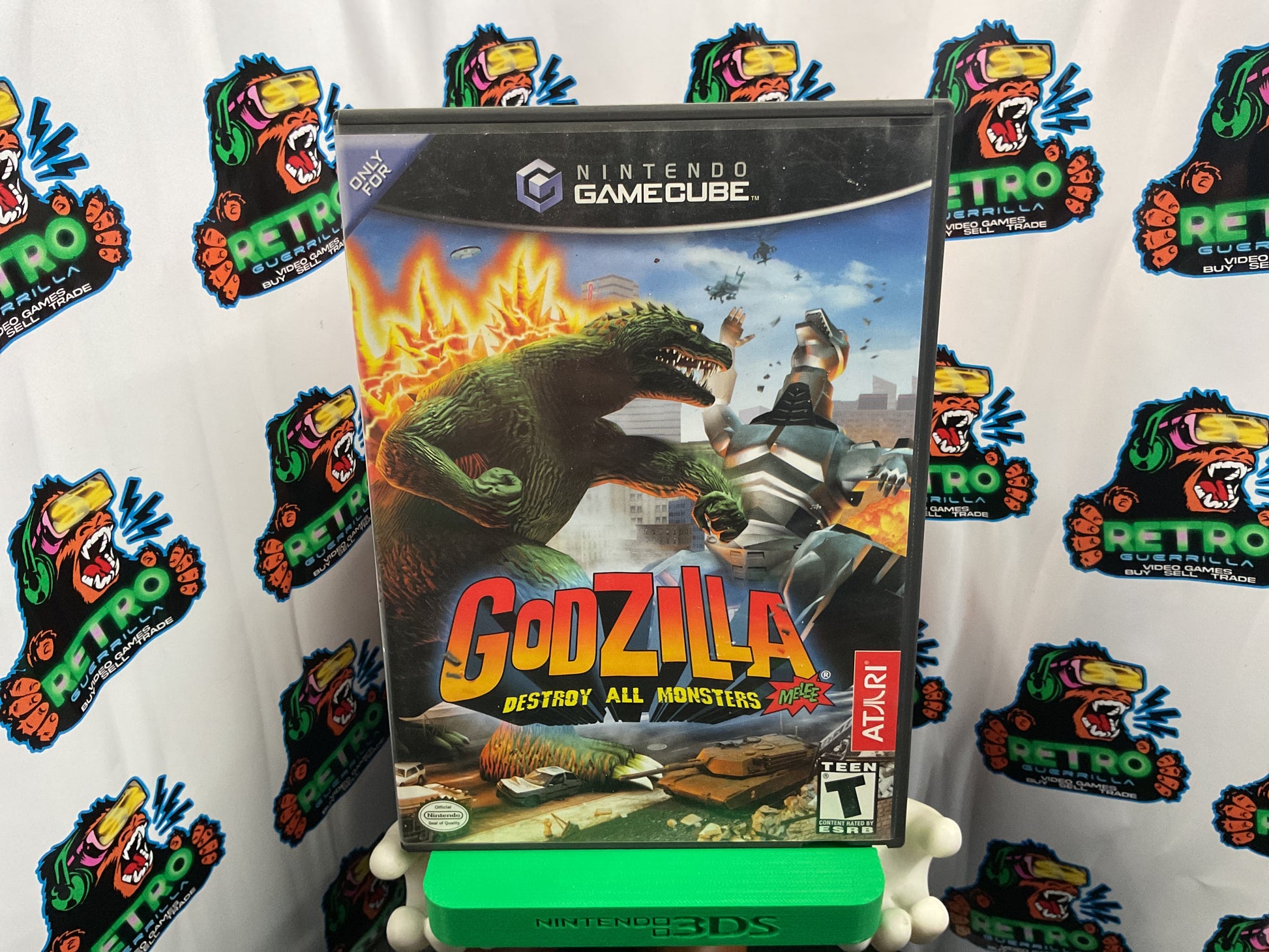 godzilla destroy all monsters gamecube GCN Godzilla: Destroy All Monsters Melee – Retro Guerrilla