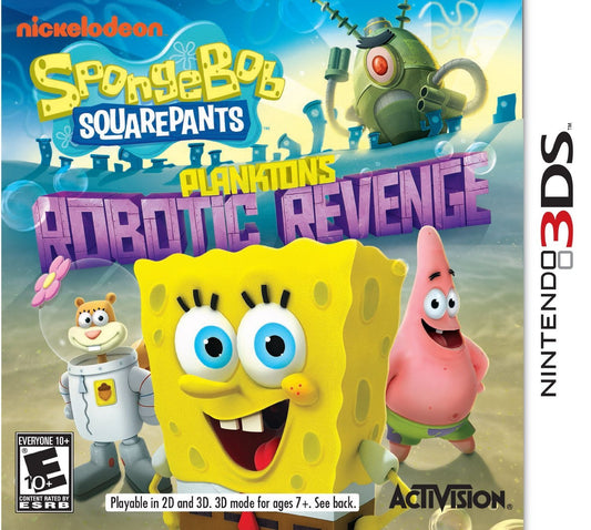 3DS Spongebob Squarepants: Plankton’s Robotic Revenge