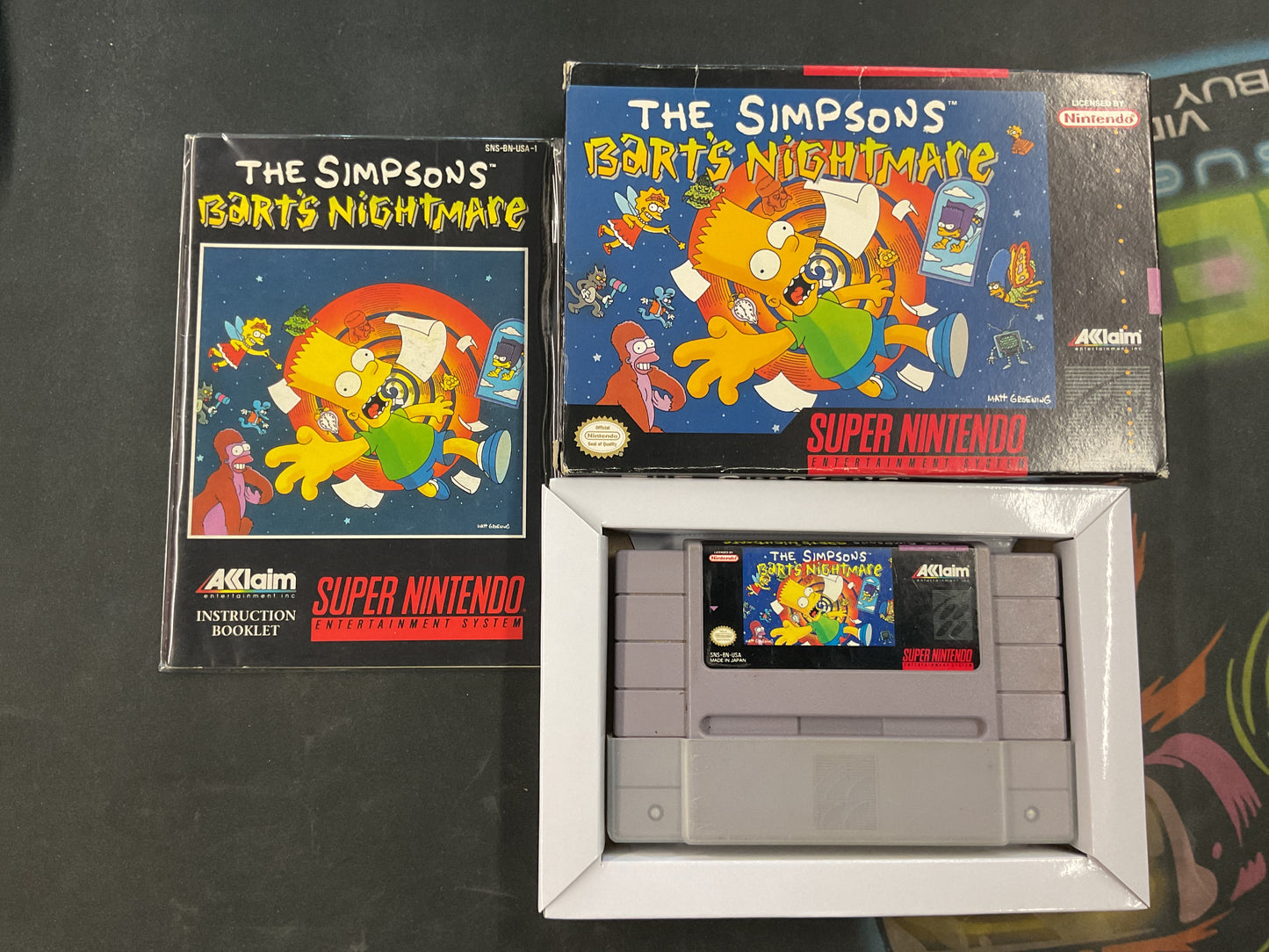 SNES The Simpsons: Bart’s Nightmare