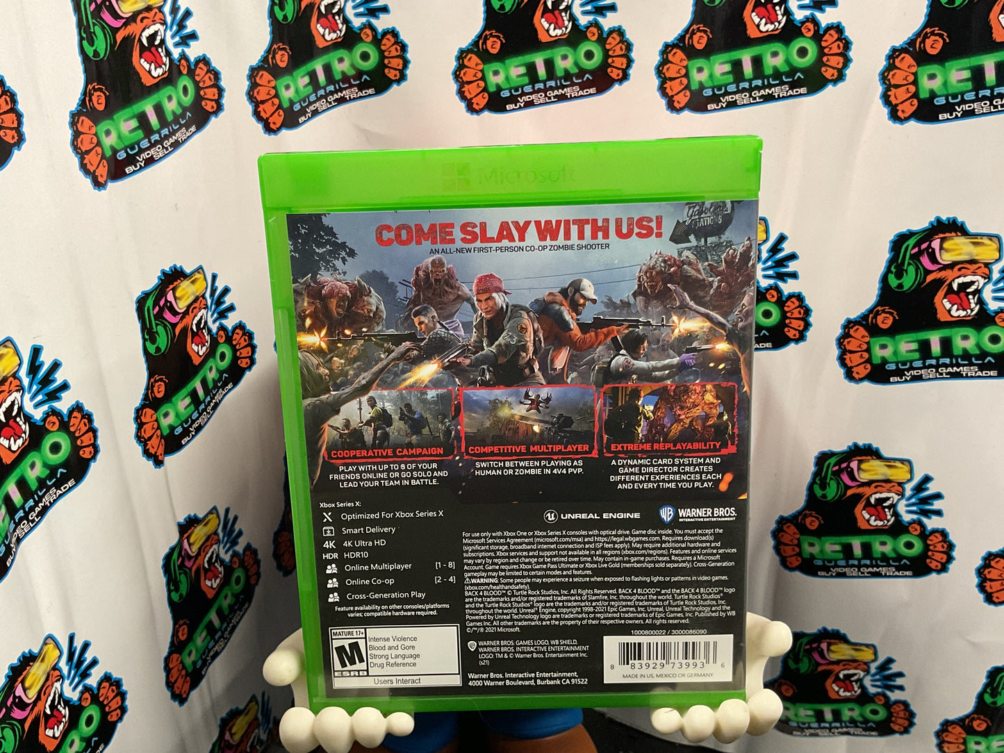 Xbox One/Series X Back 4 Blood [W/Steelbook]