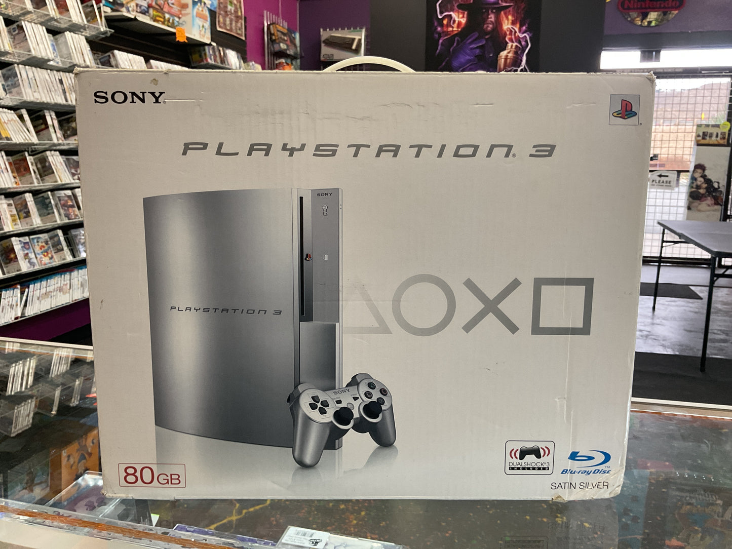 PS3 Phat Model (JP) Console [Satin Silver] In Box!
