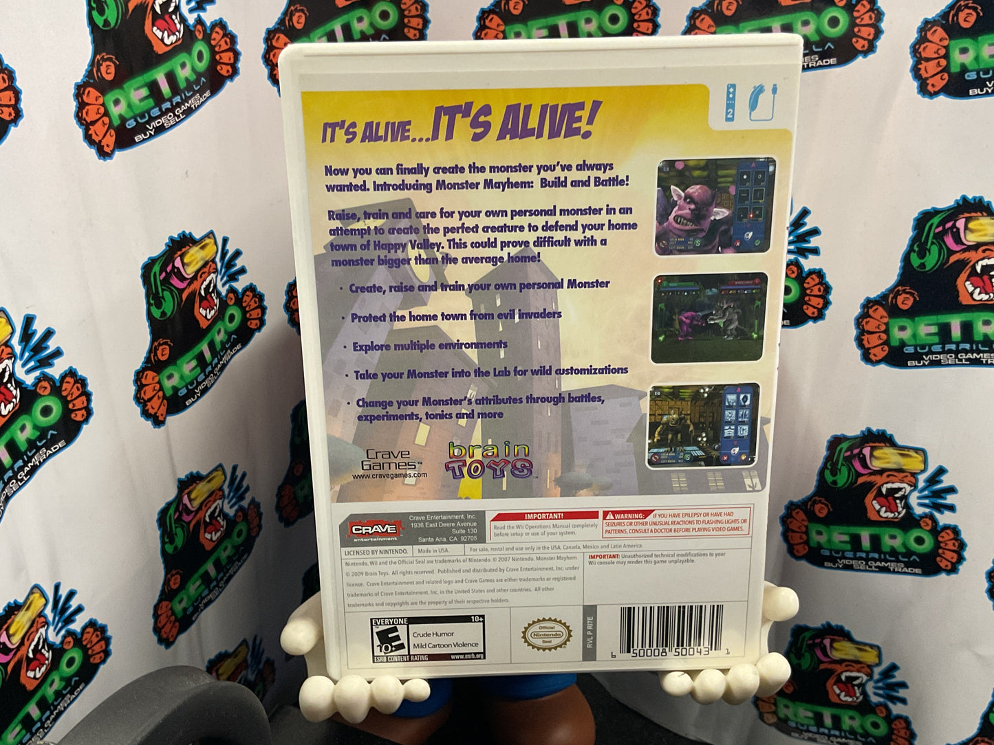 Wii Monster Mayhem Build and Battle