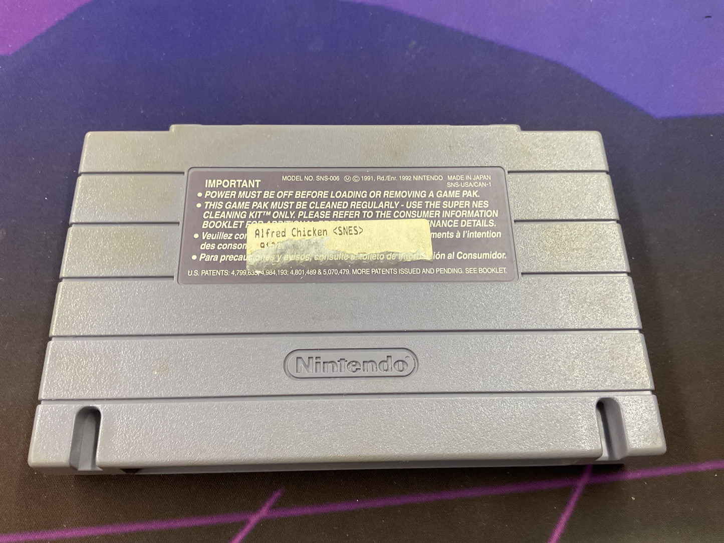 SNES Super Alfred Chicken
